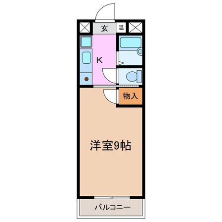 ヤングビレッジMAKIの物件間取画像